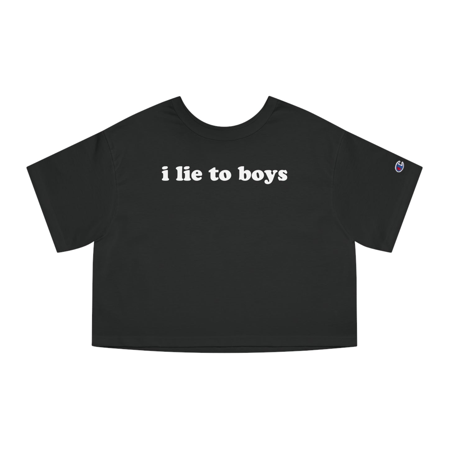 i lie to boys Crop Top